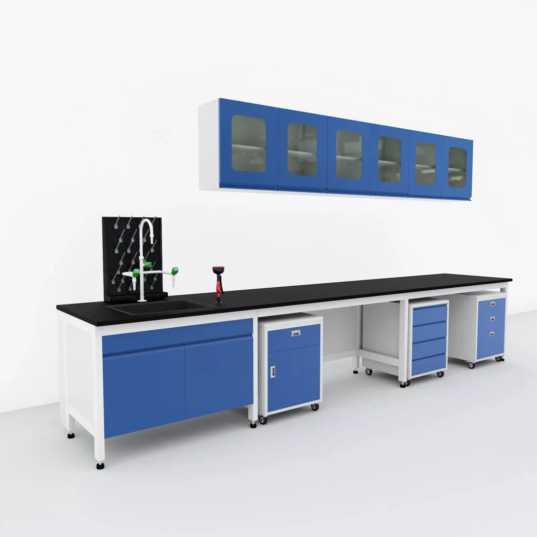 General Lab Island Bench for Metal &amp; Wooden Laboratory Tables for Scientific Research Institutions